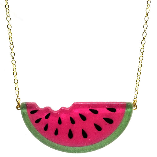 Sparkly Watermelon Necklace image 0
