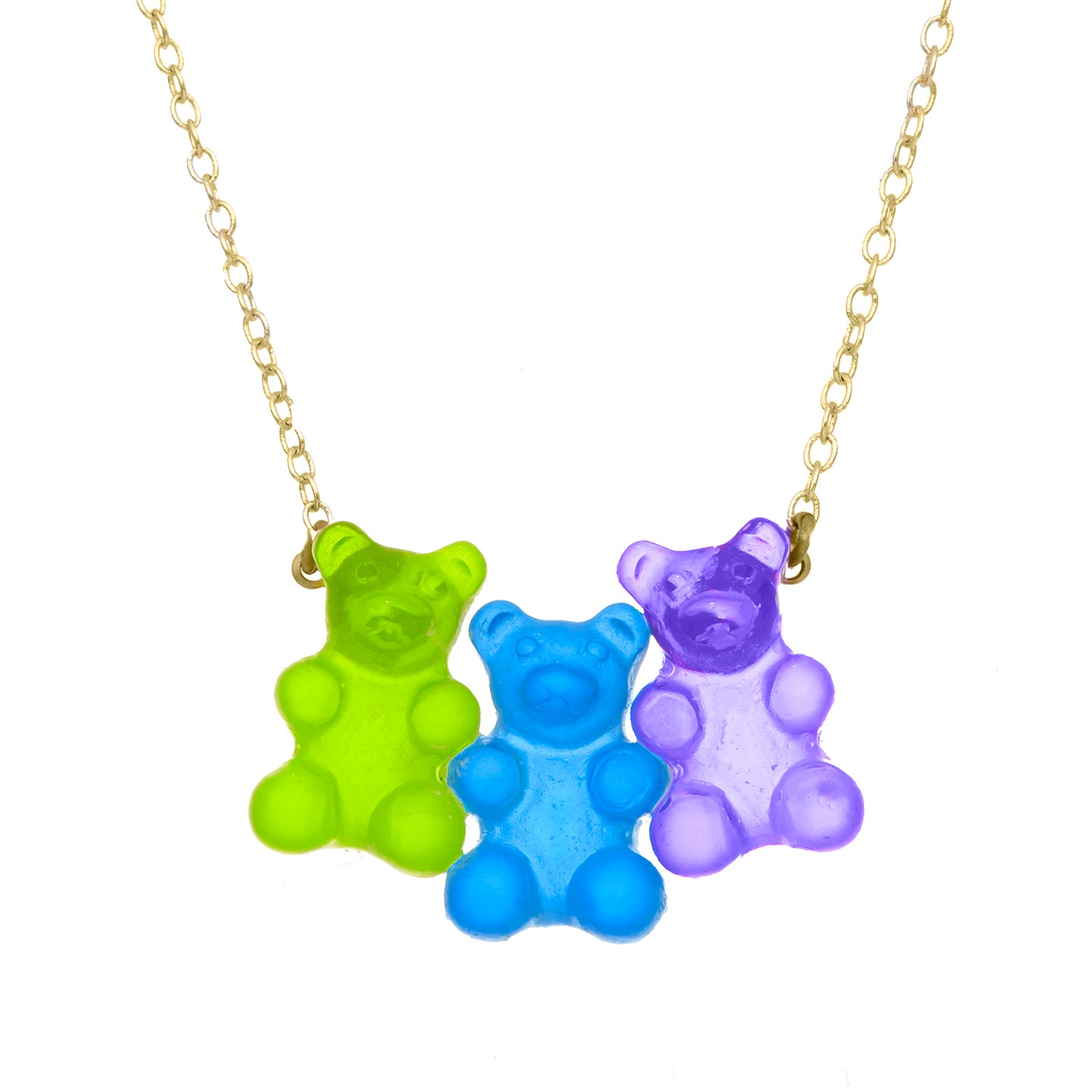 Berry Swirl Gummy Bear Necklace image 2