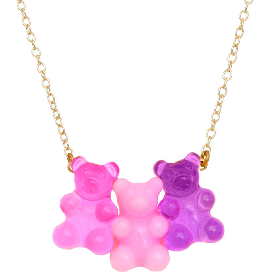 Berry Swirl Gummy Bear Necklace image 3