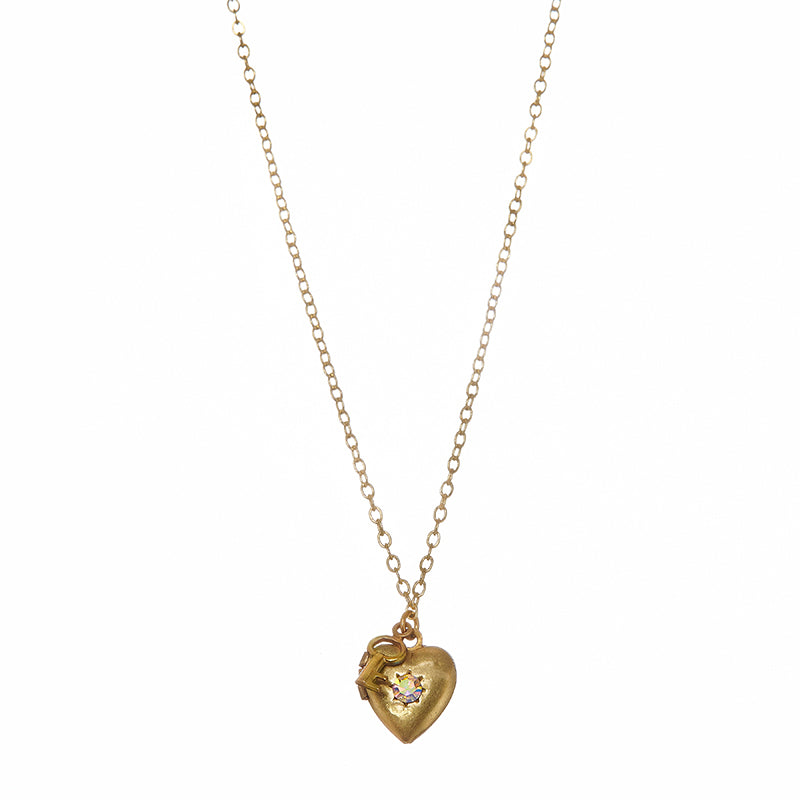 Heart & Key Locket image 4