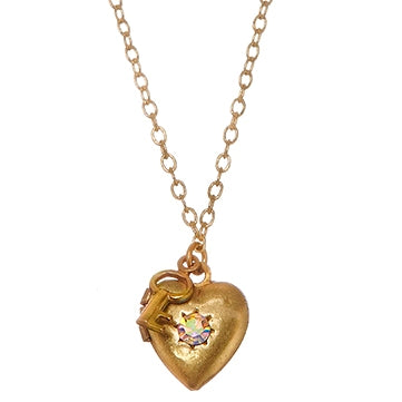Heart & Key Locket image 0