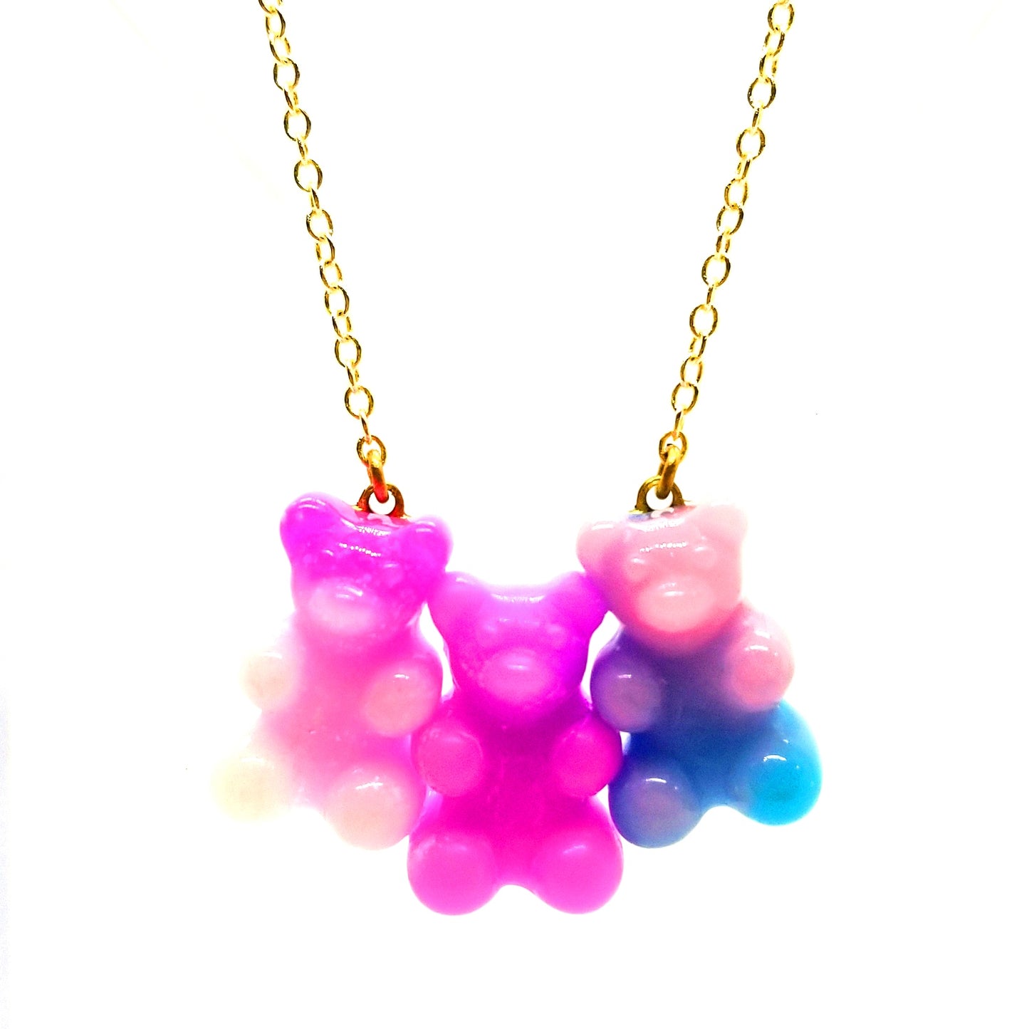 Berry Swirl Gummy Bear Necklace image 0