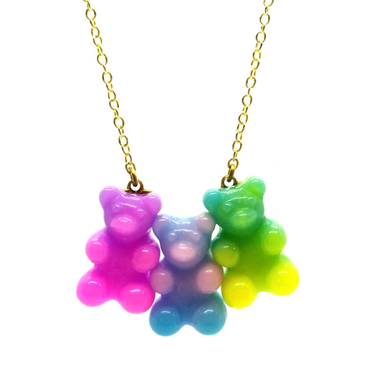 Berry Swirl Gummy Bear Necklace image 4