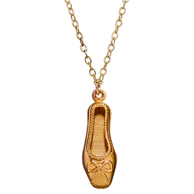 Ballet Slipper Charm Necklace image 0