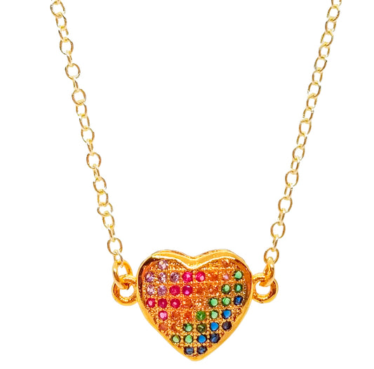 Pave Heart Necklace image 0