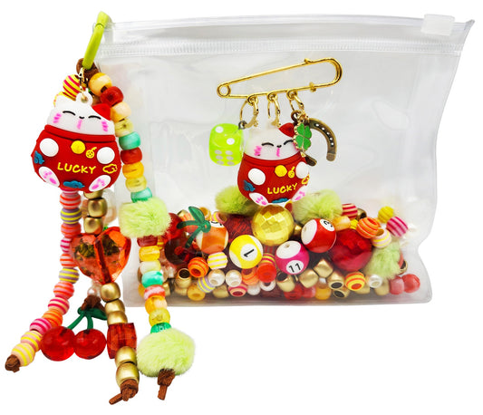 NEW!! DIY Bag Charm Kit--LUCKY CHARMS