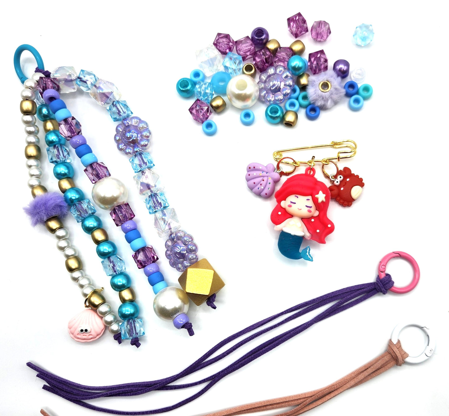 NEW!! DIY Bag Charm Kit--MAGICAL MERMAID (BC-MMAID-DIY)