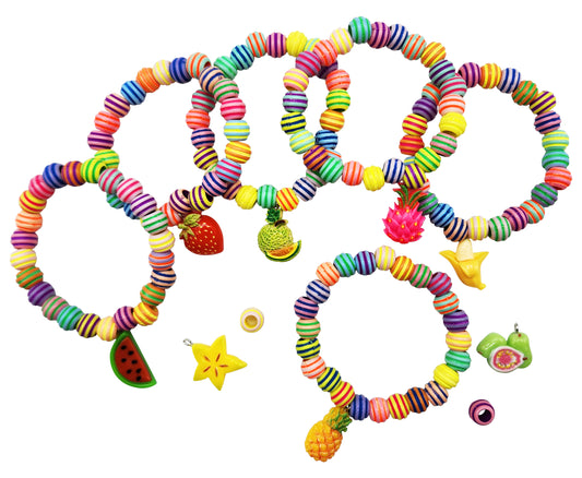 NEW FOR SUMMER!!!  Tropical Fruit Bracelets (BR-TROPIC-ASST)