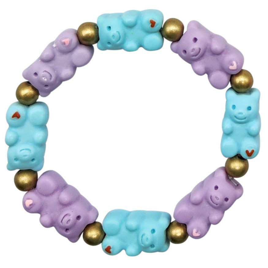 Gummy Bear Bracelets - Pastels (BR-GUMPS-ASST) 6 styles