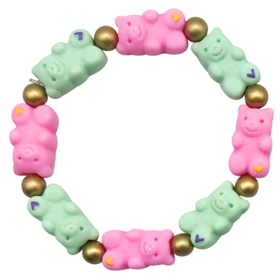 Gummy Bear Bracelets - Pastels (BR-GUMPS-ASST) 6 styles