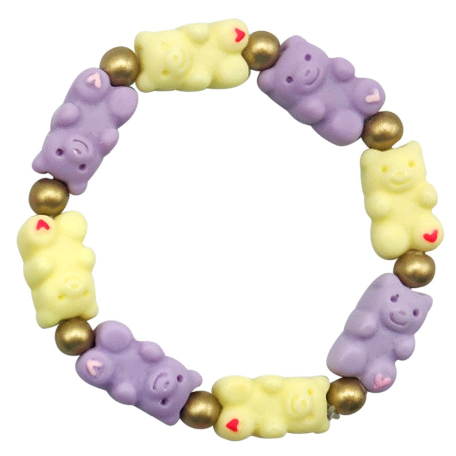 Gummy Bear Bracelets - Pastels (BR-GUMPS-ASST) 6 styles