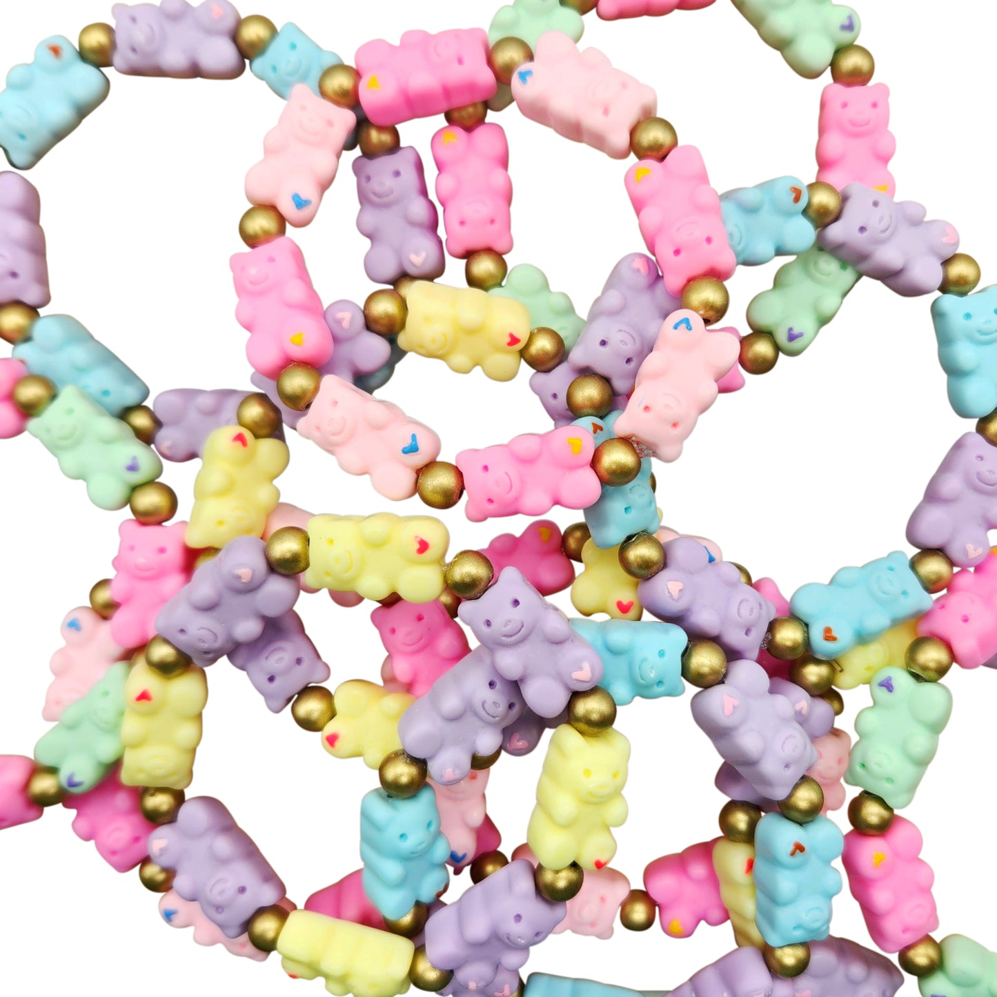 Gummy Bear Bracelets - Pastels (BR-GUMPS-ASST) 6 styles