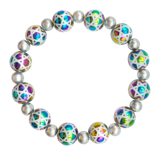 NEW!!  Hanukkah Star of David bracelet--(BR-HANUK-01)