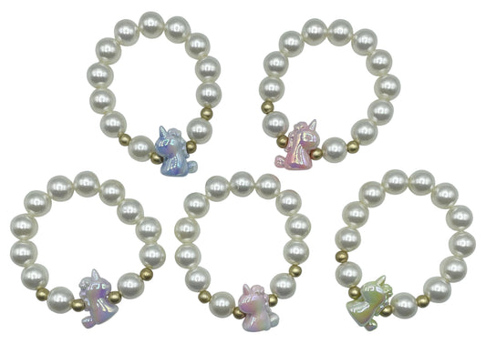 Unicorn Pearl Bracelets (BR-PEARL-UN-ASST)