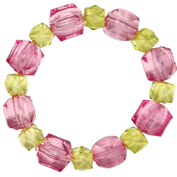 Christmas Rock Candy Bracelets - Candy Cane Colors (BR-ROCK-X2T)