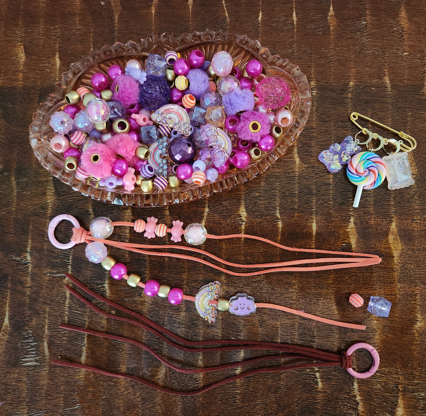 NEW!! DIY Bag Charm Kit--LUCKY CHARMS
