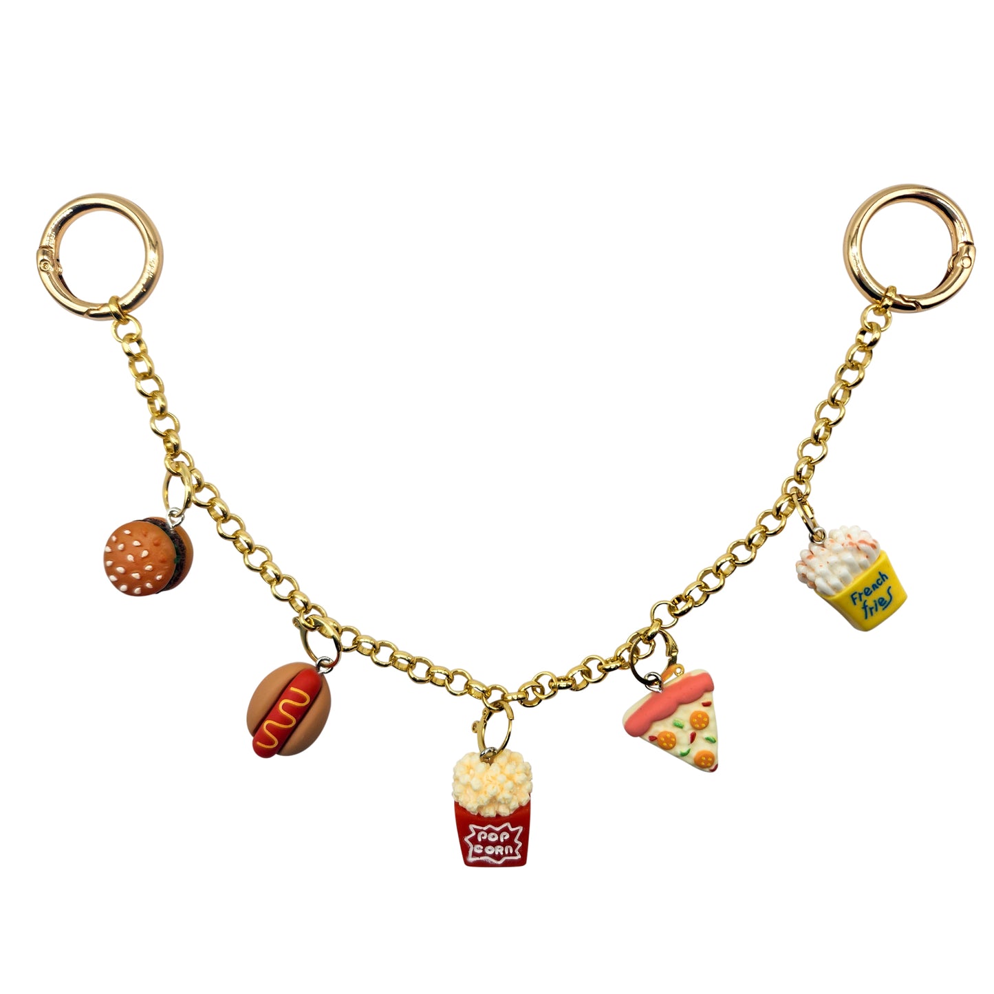 NEW!! Bag Charm Chain--FAST FOODIE (CC-FOOD)