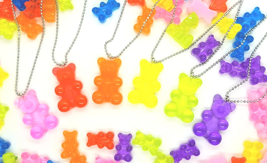 Jumbo Gummy Bear Necklace (NK-LGGUM-ASST)