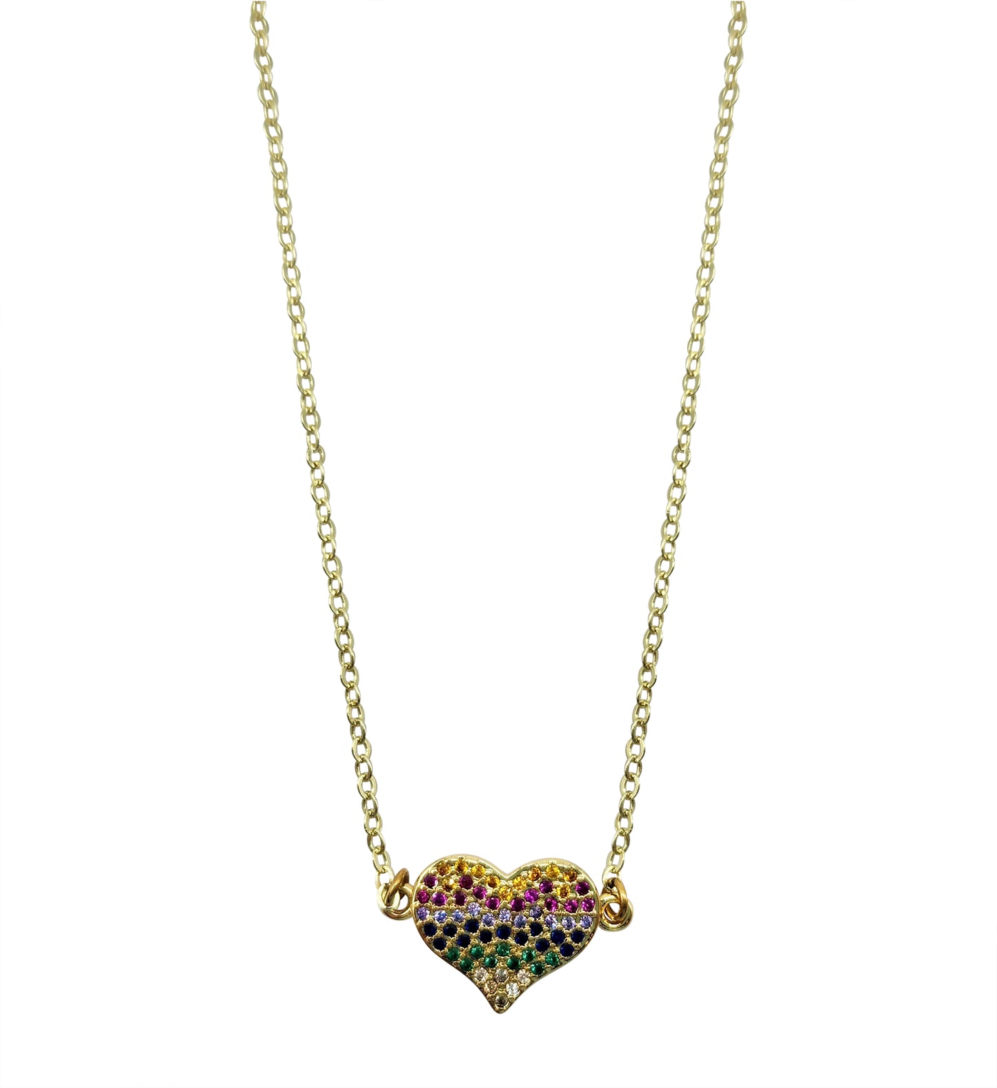 Pave Heart Necklace (NK-PAVE-HEART)