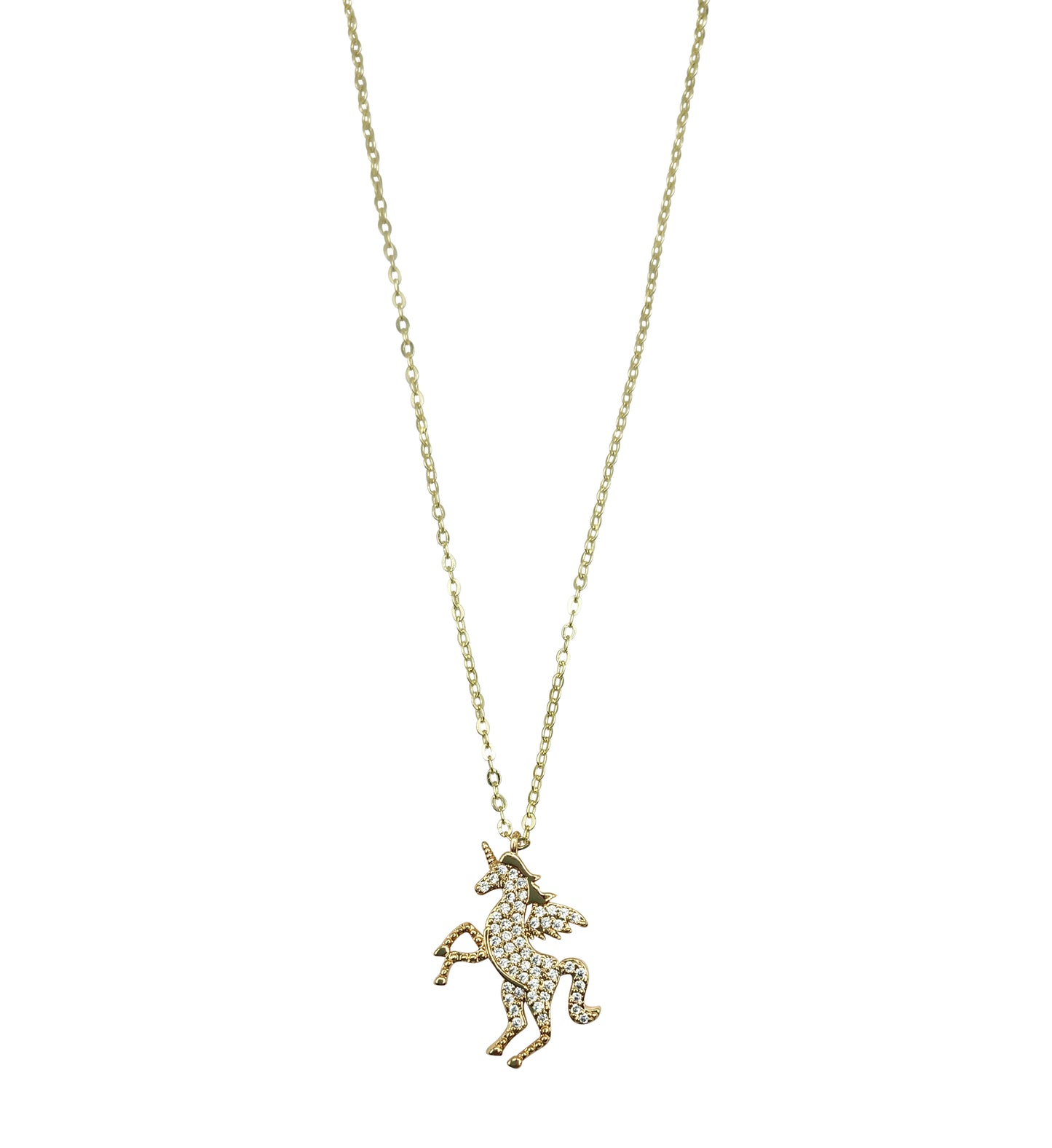 Pave Unicorn Necklace (NK-PAVE-UCORN)