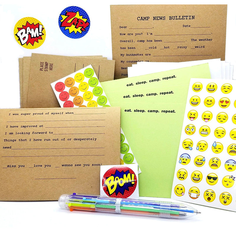 Boys/Gender Neutral Camp Stationery Kit image 0