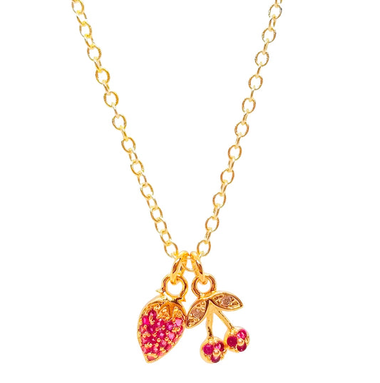 Pave Fruit Necklace image 0