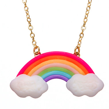Rainbow and Cloud Necklace image 0