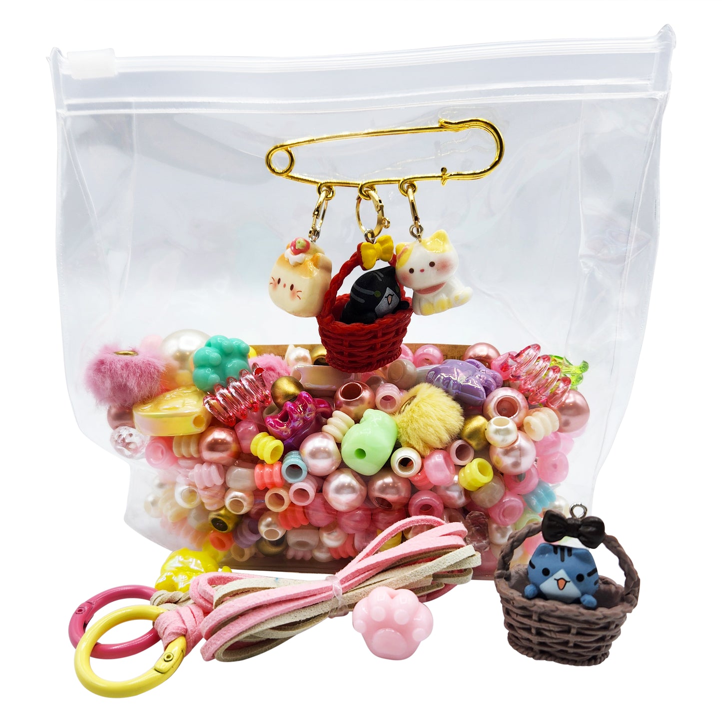NEW!! DIY Bag Charm Kit--CAT LOVERS (BC-CAT-DIY)