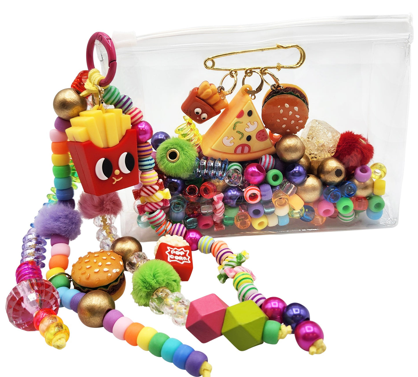 NEW!! DIY Bag Charm Kit--FAST FOODIE (BC-FFOOD)