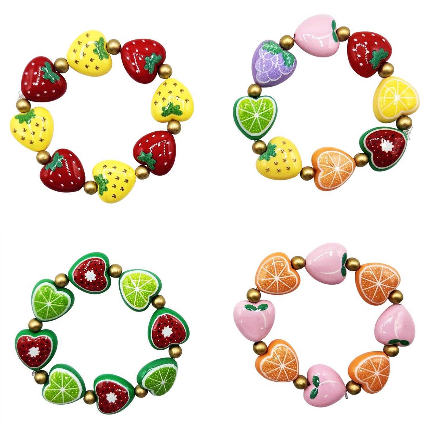 NEW!!  FRUIT LOOP BRACELETS (BR-FLOOP-ASST)
