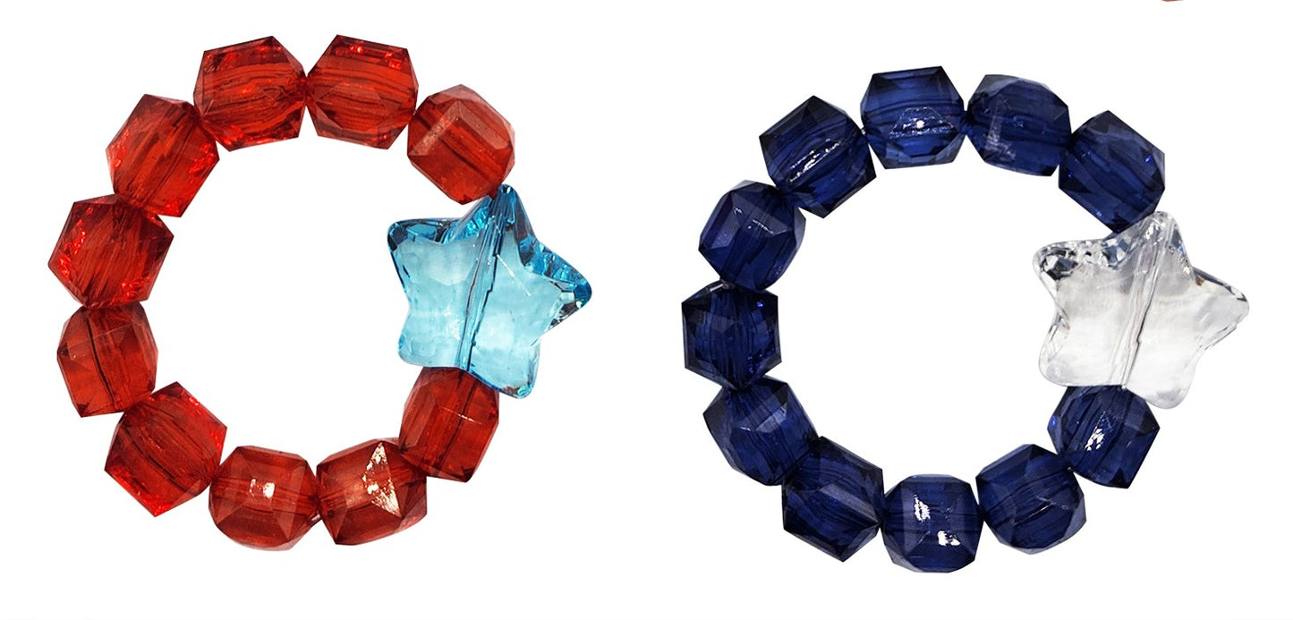 NEW!!  Rock Candy Bracelets-July 4th Collection (BR-ROCK-4TH)