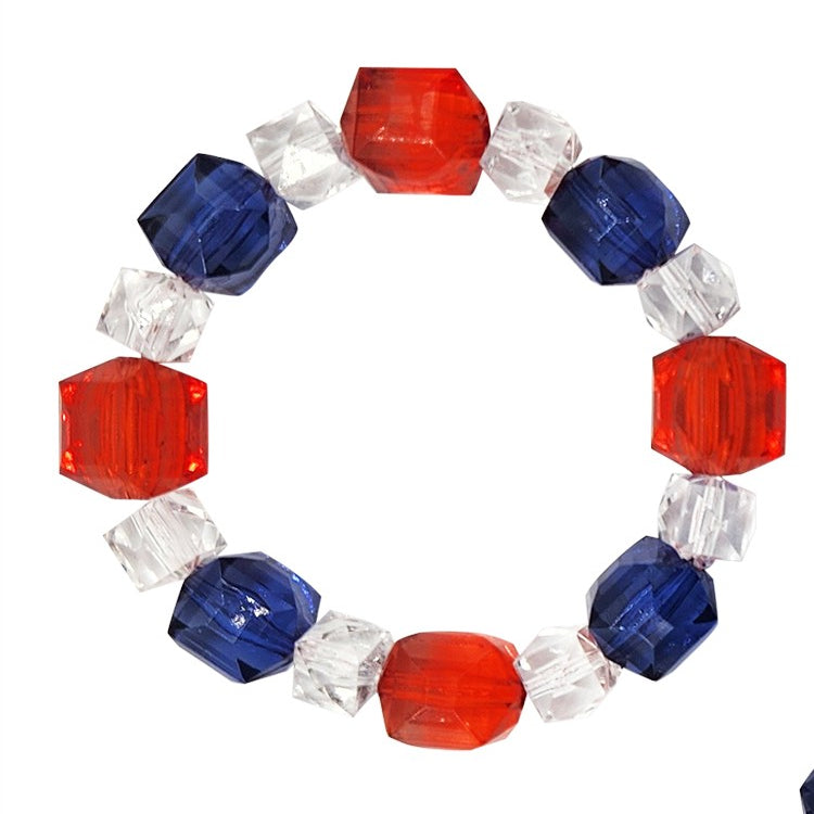NEW!!  Rock Candy Bracelets-July 4th Collection (BR-ROCK-4TH)