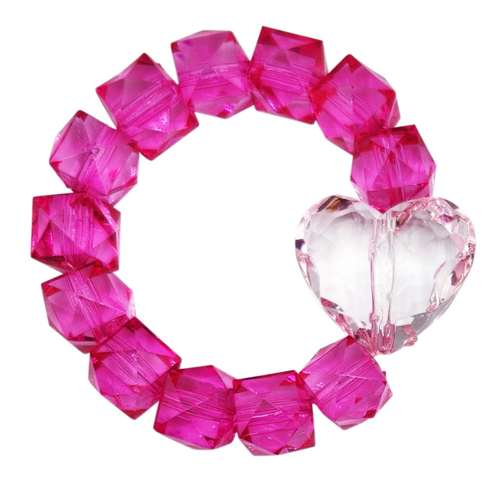 Valentine's Day Rock Candy Bracelets - Hearts (BR-ROCK-VALH)