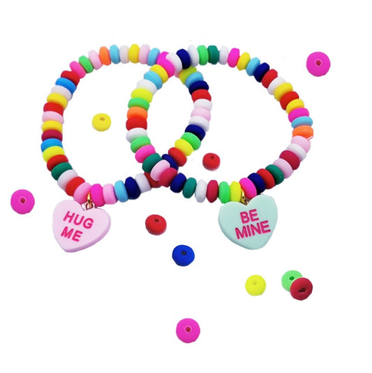 Conversation Hearts Bracelets (BR-SWEET-ASST)