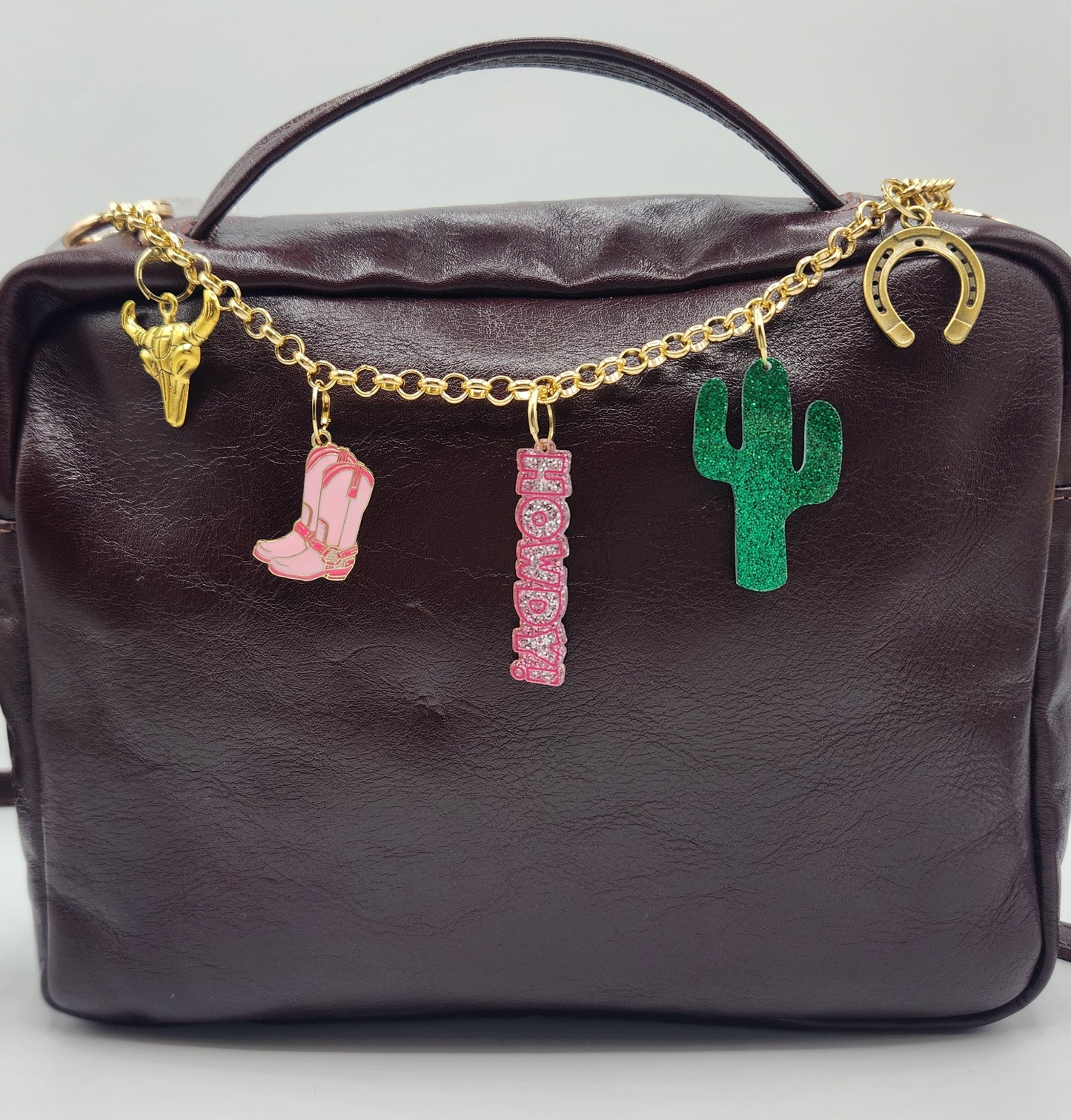 NEW!!  Bag Charm Chain--COWGIRL CRAZY (CC-COWGL)