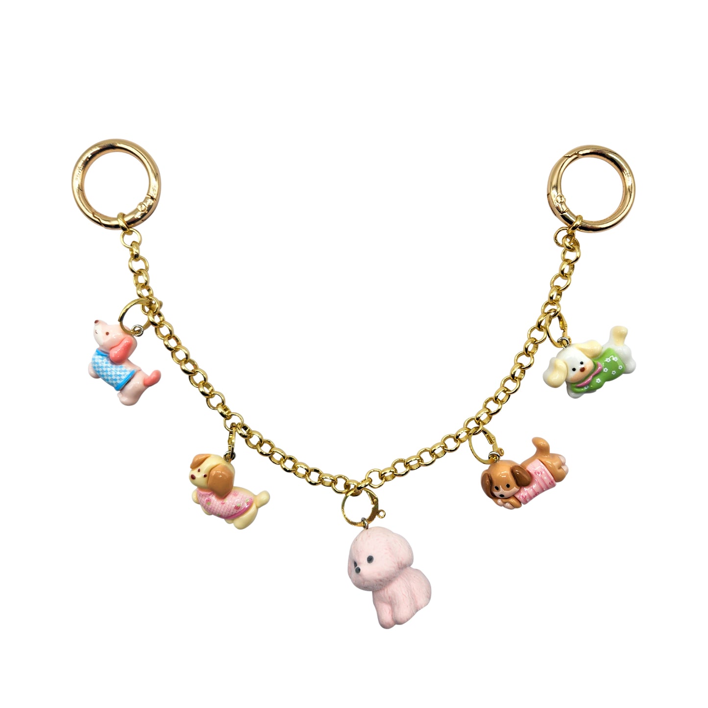 NEW!!  Bag Charm Chain--PUPPY LOVE (CC-DOG)