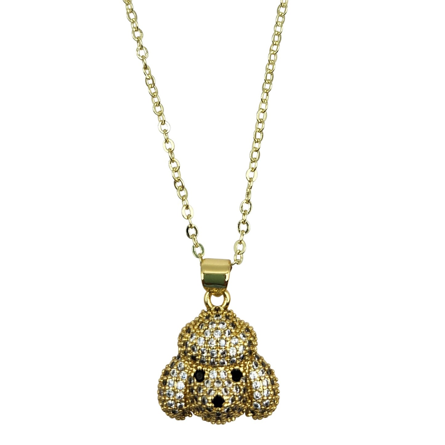 NEW!!  Pave Dog Necklace (NK-PAVE-DOG)