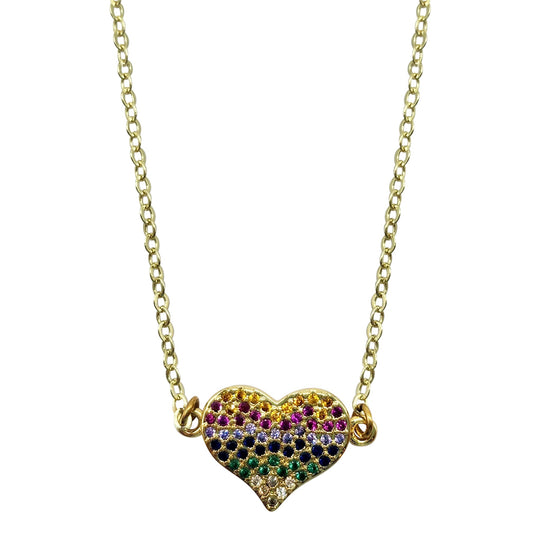 Pave Heart Necklace (NK-PAVE-HEART)