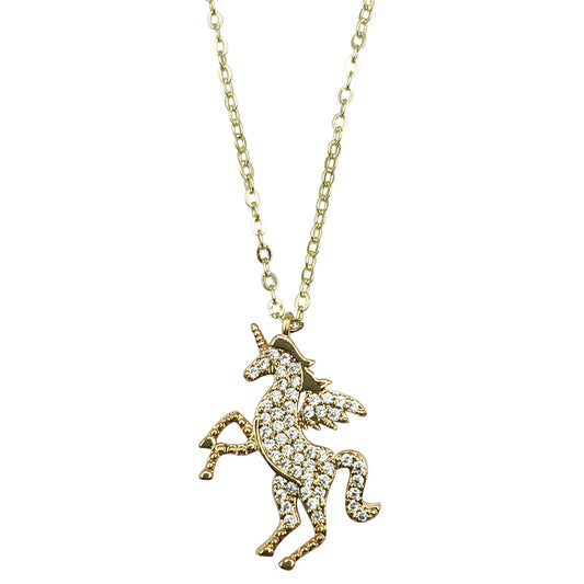 Pave Unicorn Necklace (NK-PAVE-UCORN)