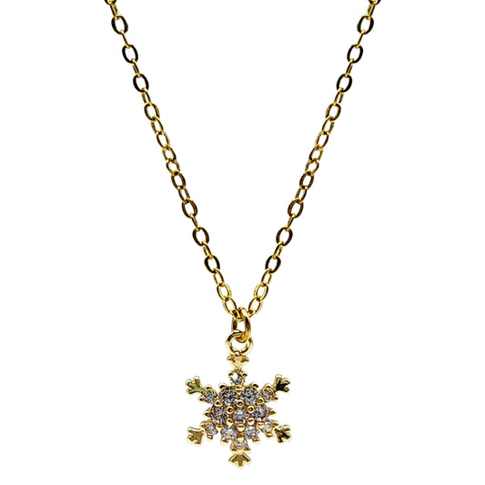 NEW FOR THE HOLIDAYS!!  Pave Snowflake Necklace (NK-XMAS-SNOWF)
